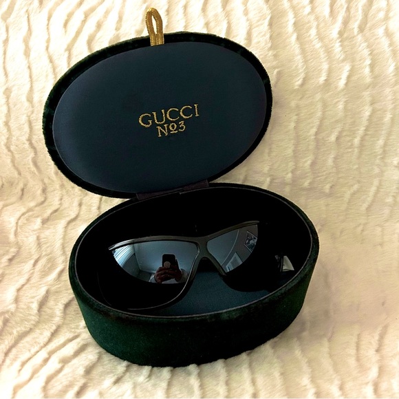 Gucci No. 3 Hunter Green Velvet Vintage Perfume/Cologne Box - Picture 9 of 16